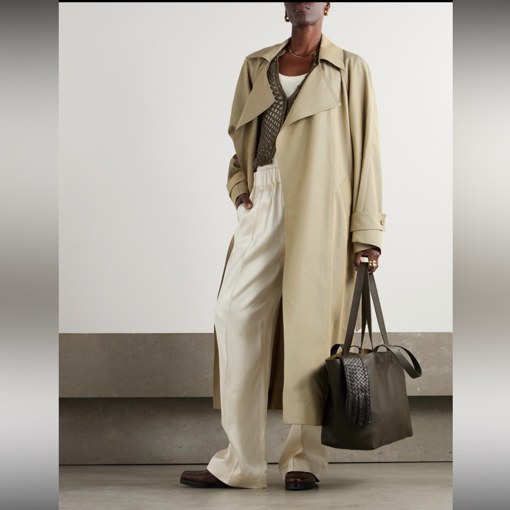 The Frankie Shop Tan Trench Coat - Picture 2 of 4